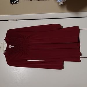 Heart Soul long sleeve, medium, maroon